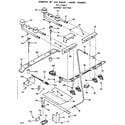 Kenmore 9117128012 burner section diagram