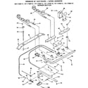 Kenmore 9117128111 burner section diagram
