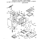 Kenmore 9117128111 body section diagram