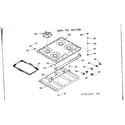 Kenmore 9117227560 main top section diagram