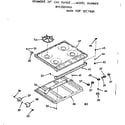 Kenmore 9117237913 main top section diagram