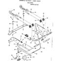 Kenmore 9117237913 burner section diagram