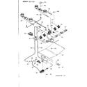 Kenmore 9117247520 burner section diagram