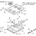Kenmore 9117278010 main top section diagram