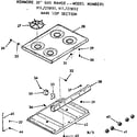 Kenmore 9117278012 main top section diagram