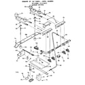 Kenmore 9117278012 burner section diagram