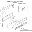 Kenmore 9117278311 backguard section diagram