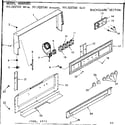 Kenmore 9119237540 backguard section diagram