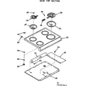Kenmore 9119307812 main top section diagram