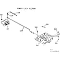 Kenmore 9119307812 power lock section diagram
