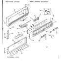 Kenmore 9119307910 backguard section diagram