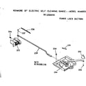 Kenmore 9119328110 power lock section diagram