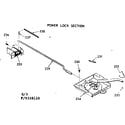 Kenmore 9119338110 power lock section diagram