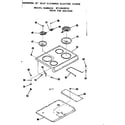 Kenmore 9119348210 main top section diagram