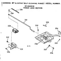Kenmore 9119348210 power lock section diagram
