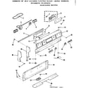 Kenmore 9119378310 backguard section diagram