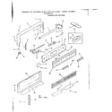 Kenmore 9119378113 backguard section diagram