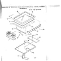 Kenmore 9119378113 main top section diagram