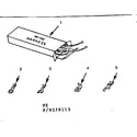 Kenmore 9119378113 wire harnesses and components diagram