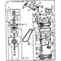 Kenmore 11073784420 gearcase/transmission diagram