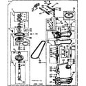 Kenmore 1106914853 gearcase/transmission diagram