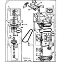 Kenmore 1106804152 gearcase/transmission diagram