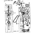 Kenmore 11072892600 gearcase/transmission diagram