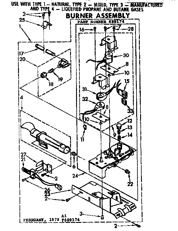 Kenmore 11077980600 burner assembly diagram