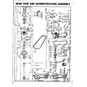 Kenmore 1106824510 gearcase/transmission diagram
