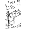 Kenmore 1106914711 cabinet parts diagram