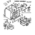 Kenmore 1106917720 cabinet assembly diagram