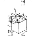 Kenmore 11071421120 cabinet parts diagram