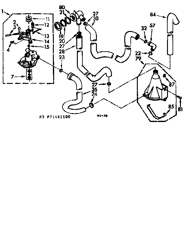 Kenmore 11071461200 water system diagram