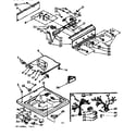 Kenmore 11071461610 top and console asm diagram