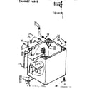 Kenmore 11071670210 cabinet parts diagram