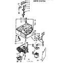 Kenmore 11071670210 drive system diagram