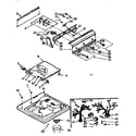 Kenmore 11071670210 top and console assembly diagram