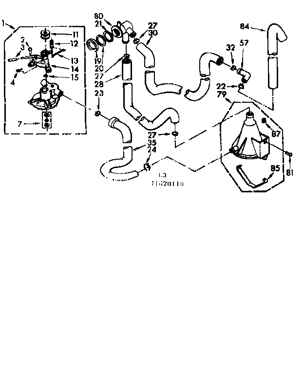 Kenmore 11071670210 water system diagram