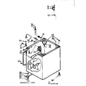 Kenmore 11071670620 cabinet parts diagram