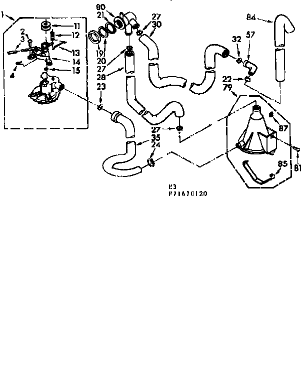 Kenmore 11071670620 water system diagram