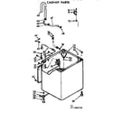 Kenmore 11071960600 cabinet parts diagram