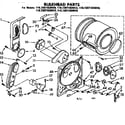 Sears 1107207103W1C bulkhead parts diagram
