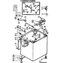 Kenmore 11072404100 cabinet parts diagram