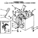 Kenmore 11072408140 cabinet parts diagram
