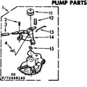 Kenmore 11072408140 pump parts diagram