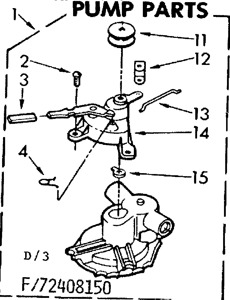 Kenmore 11072408650 pump parts diagram
