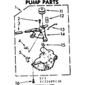 Kenmore 11072409830 pump parts diagram