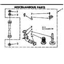 Kenmore 11072409830 miscellaneous parts diagram