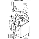 Kenmore 11072421110 cabinet parts diagram