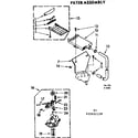 Kenmore 11072421110 filter assembly diagram